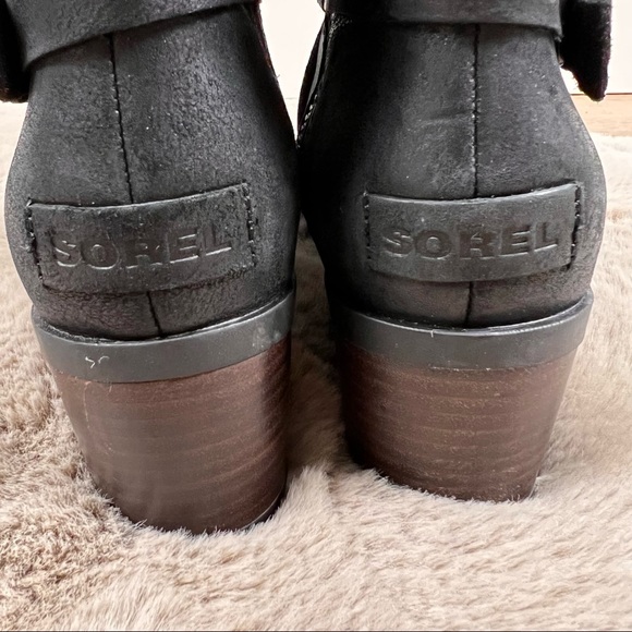 Sorel | Women's Cate Buckle Bootie Black US 8 EUR 39 - Picture 5 of 8